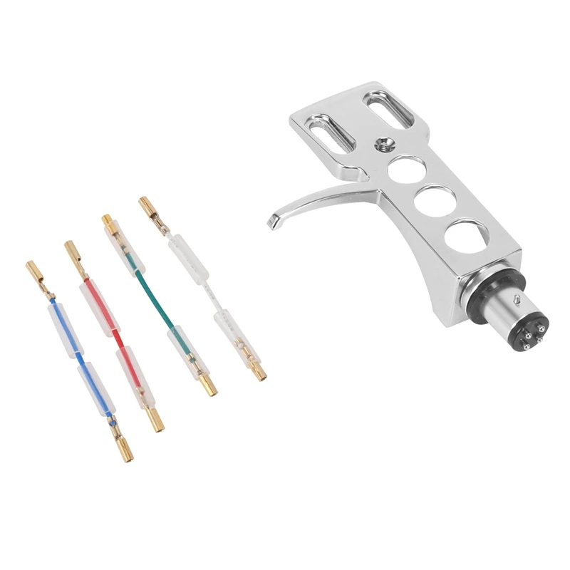 Universal LP Disc Record Player Phono Turntable Headshell 4-Pin Aluminum Alloy With OFC Leadwires For Direct-Drive Turntable
Universal LP Disc Record Player Phono Turntable Headshell 4-Pin Aluminum Alloy With OFC Leadwires For Direct-Drive Turntable