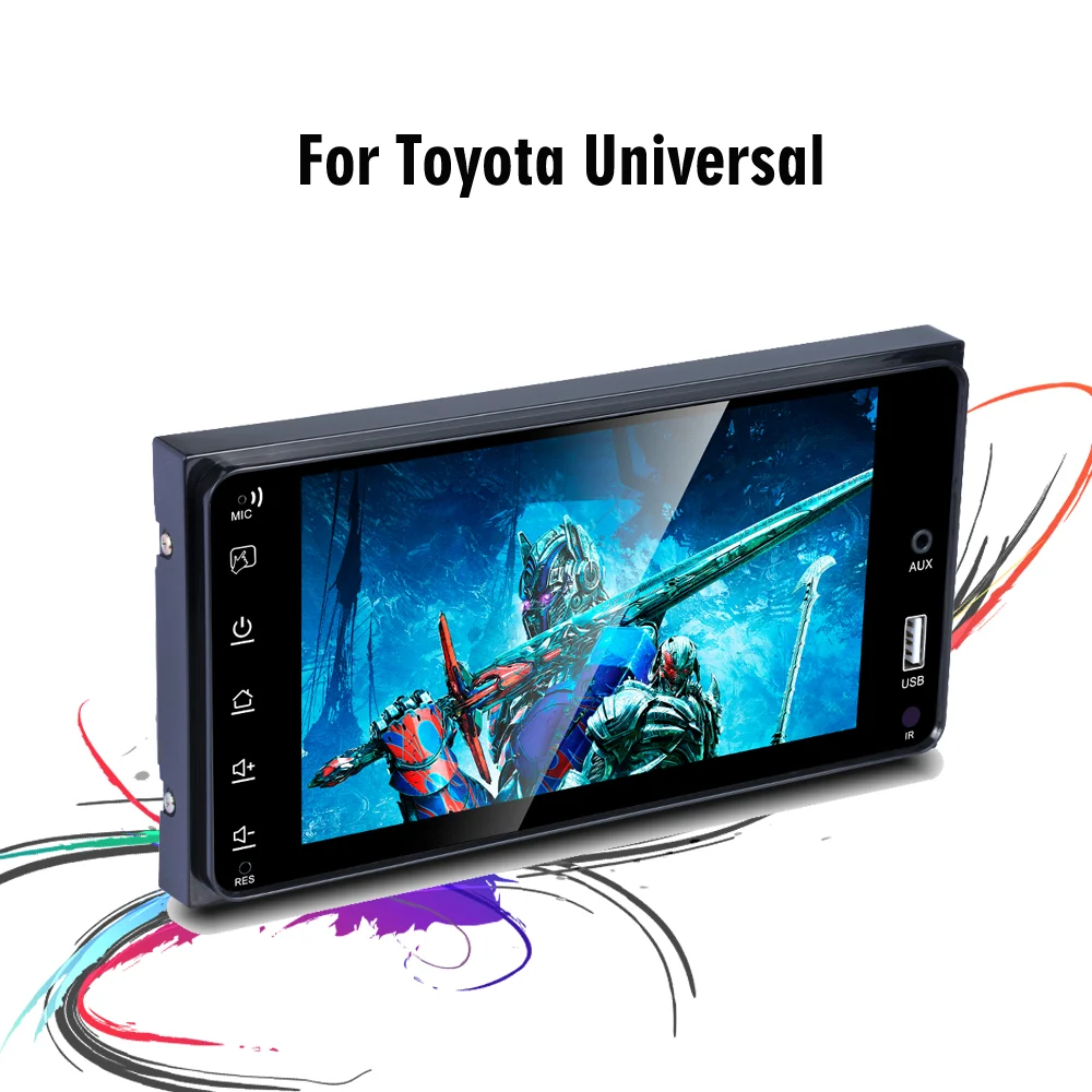 Eastereggs Android Car Radio Gps Navigation 2 Din 7 Inch Car Mp5 Multimedia Player FM Gps Navigation Wifi for Toyota Universal
Eastereggs Android Car Radio Gps Navigation 2 Din 7 Inch Car Mp5 Multimedia Player FM Gps Navigation Wifi for Toyota Universal