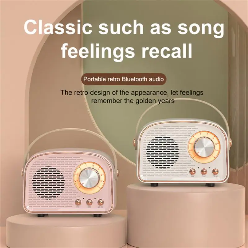Classical Vintage Speaker Decoration Retro Bluetooth Speaker Sound Stereo Surround Subwoofer Tf Aux No Radio Travel Music Player
Classical Vintage Speaker Decoration Retro Bluetooth Speaker Sound Stereo Surround Subwoofer Tf Aux No Radio Travel Music Player