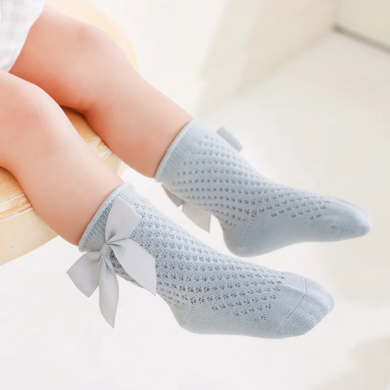 Cute Ribbon Bow Baby Girl Socks Spring Summer Breathable Kids Socks for Newborn Infant Toddler Soft Cotton Baby Short Socks 0-1Y
Cute Ribbon Bow Baby Girl Socks Spring Summer Breathable Kids Socks for Newborn Infant Toddler Soft Cotton Baby Short Socks 0-1Y