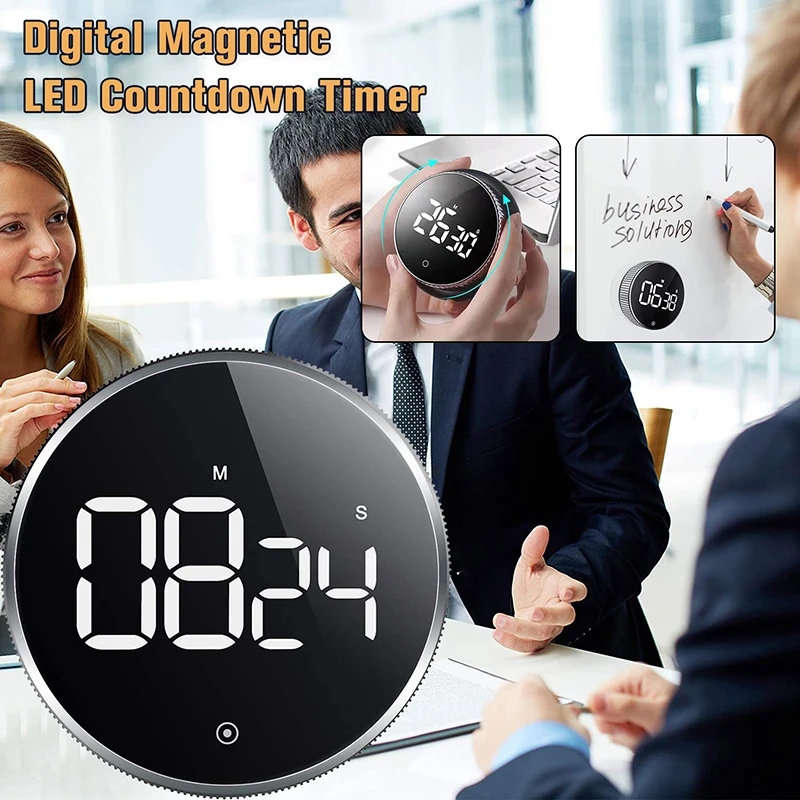 Digital Magnetic Kitchen Timer Manual Countdown Countup Alarm Clock Timer Adjustable Mechanical Cooking Shower Study Stopwatch
Digital Magnetic Kitchen Timer Manual Countdown Countup Alarm Clock Timer Adjustable Mechanical Cooking Shower Study Stopwatch