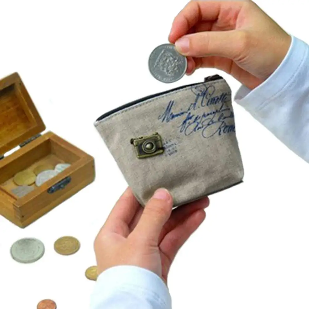Simple Mini Wallet Portable Gift Classic Vintage Print Mini Wallet Clutch Canvas Mini Pouch for Daily Using
Simple Mini Wallet Portable Gift Classic Vintage Print Mini Wallet Clutch Canvas Mini Pouch for Daily Using