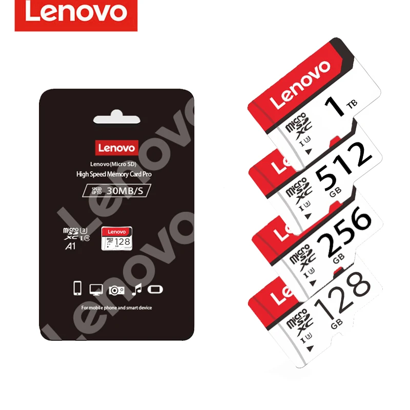 Original Lenovo Micro TF SD 512GB 256GB 128GB Micro TF SD Card Flash Card Memory Card 256GB 128GB 64GB Memorycard for Phone
Original Lenovo Micro TF SD 512GB 256GB 128GB Micro TF SD Card Flash Card Memory Card 256GB 128GB 64GB Memorycard for Phone