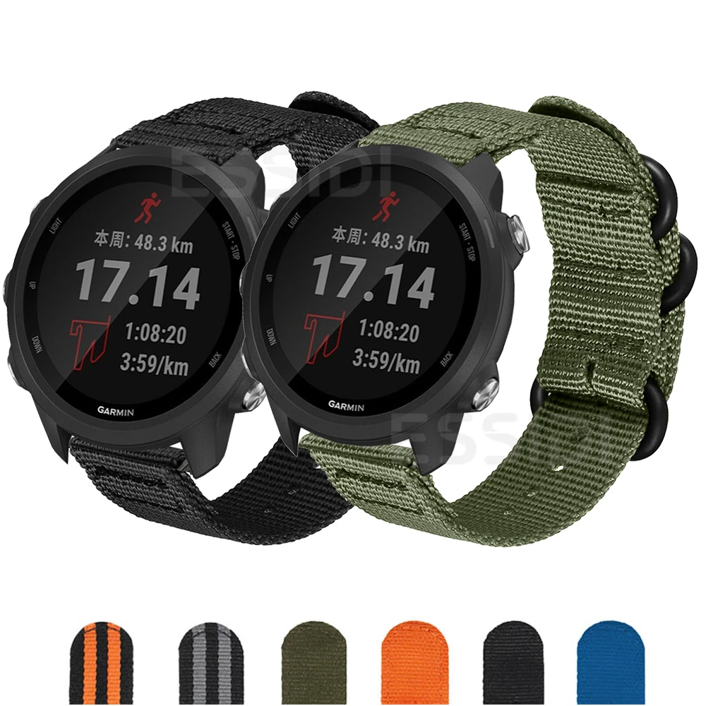 Essidi 20mm Nylon Watch Strap For Garmin Forerunner 245 645 158 55 Sports Bracelet Wrist Band Loop For Vivoactive 3 3 music
Essidi 20mm Nylon Watch Strap For Garmin Forerunner 245 645 158 55 Sports Bracelet Wrist Band Loop For Vivoactive 3 3 music