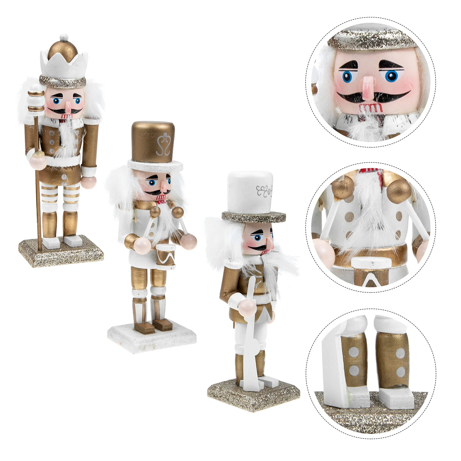 3 Pcs Dining Room Table Decor Nutcracker Xmas Wood Nutcrackers Holiday Hanging Tin Soldier Wooden Puppet Decoration
3 Pcs Dining Room Table Decor Nutcracker Xmas Wood Nutcrackers Holiday Hanging Tin Soldier Wooden Puppet Decoration