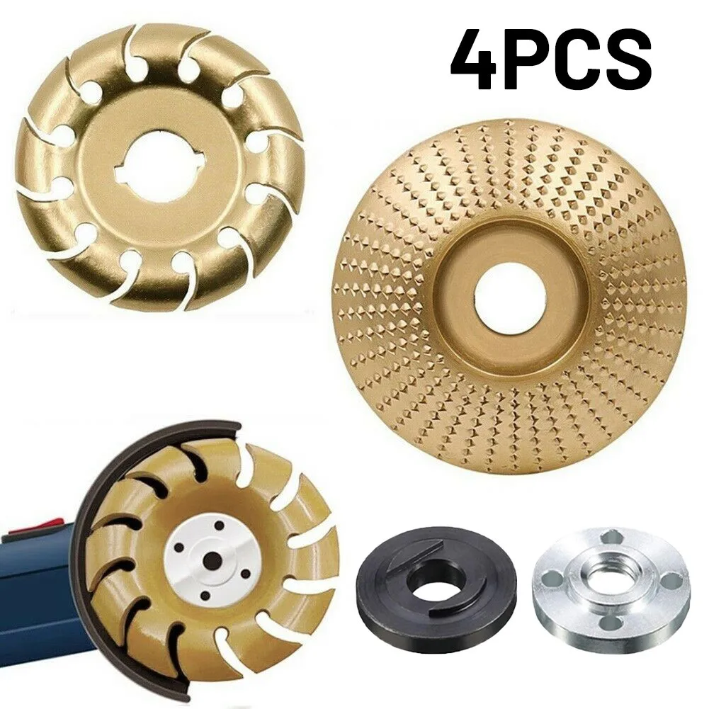 4PCS 84mm/65mm 65 Manganese Steel Sanding Shaping Carving Disc Set Round Grinding Wheel Abrasive Disc Angle Grinder Accessories
4PCS 84mm/65mm 65 Manganese Steel Sanding Shaping Carving Disc Set Round Grinding Wheel Abrasive Disc Angle Grinder Accessories