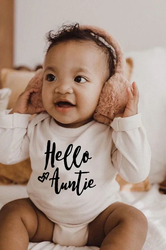 Новый длинный комбинезон для маленьких мальчиков и девочек с принтом Hello Auntie, комбинезон унисекс для младенцев, Забавный Модный комбинезон для малышей, одежда
Новый длинный комбинезон для маленьких мальчиков и девочек с принтом Hello Auntie, комбинезон унисекс для младенцев, Забавный Модный комбинезон для малышей, одежда