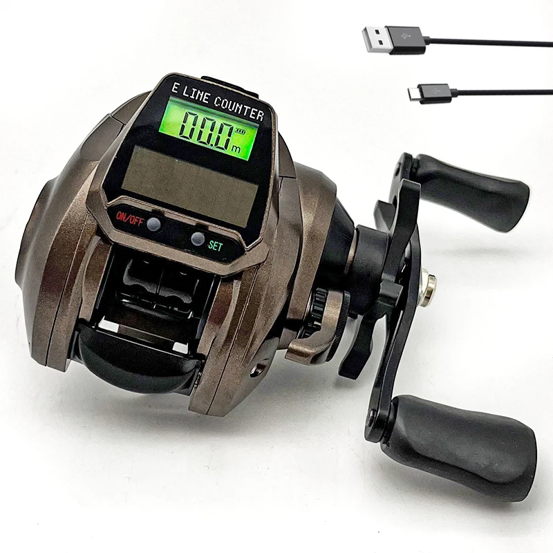 7.2:1 5+1BB Digital Fishing Baitcasting Reel With Display Bite Alarm Counter Solar Digital Display Water Drop Wheel Tackle
7.2:1 5+1BB Digital Fishing Baitcasting Reel With Display Bite Alarm Counter Solar Digital Display Water Drop Wheel Tackle