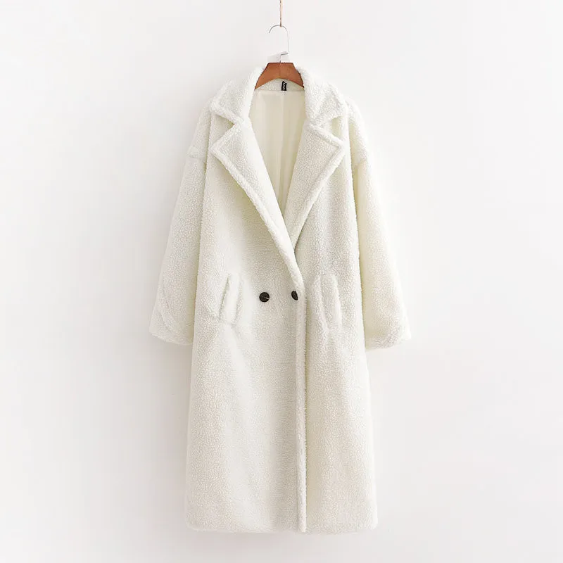 Women Thicken Warm Plush Winter Overcoat Large Size Long Fleece Velvet Lamb Coat Snowwear Dropshipping
Women Thicken Warm Plush Winter Overcoat Large Size Long Fleece Velvet Lamb Coat Snowwear Dropshipping