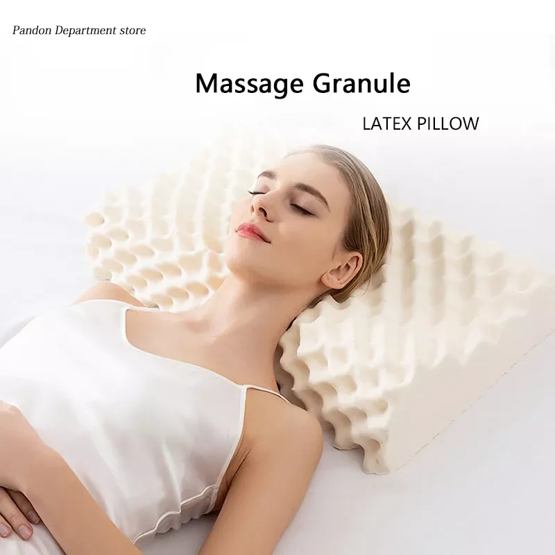Natural Latex Pillow Neck Cervical Protection Breathable Orthopedic Pillows For Shoulder Pain Sleeping Massage With Pillowcase
Natural Latex Pillow Neck Cervical Protection Breathable Orthopedic Pillows For Shoulder Pain Sleeping Massage With Pillowcase