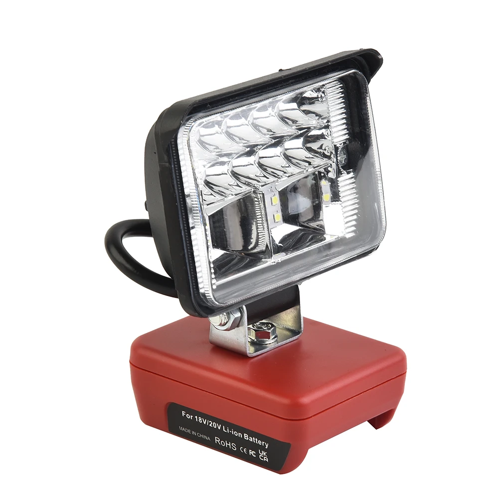 Wireless LED Work Light Spotlight Flashlights 18 LED 12W Electric Torch Spotlight For Milwaukee 18V 20V Lithium Batteries
Wireless LED Work Light Spotlight Flashlights 18 LED 12W Electric Torch Spotlight For Milwaukee 18V 20V Lithium Batteries