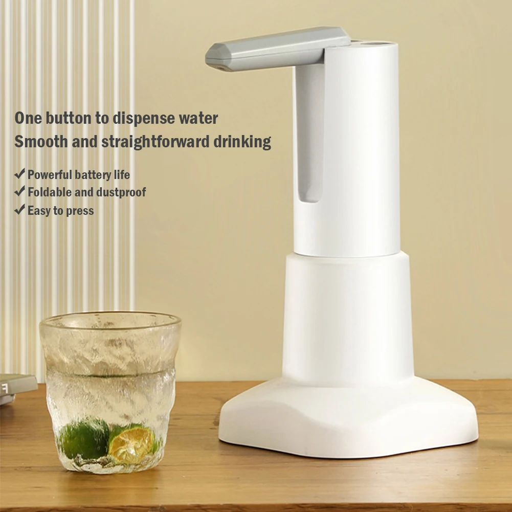 Automatic Electric Drinking Water Pump Portable Foldable Small Drinking Fountain 1200mAh Rechargeable for Home Kitchen Office
Automatic Electric Drinking Water Pump Portable Foldable Small Drinking Fountain 1200mAh Rechargeable for Home Kitchen Office