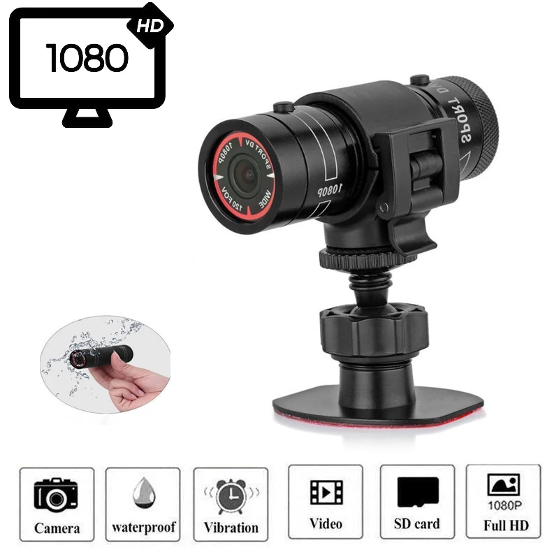 F9 камера Full HD 1080P Спортивная камера для горного велосипеда мотоцикла шлема видео DV видеокамера Автомобильный видеорегистратор 
F9 камера Full HD 1080P Спортивная камера для горного велосипеда мотоцикла шлема видео DV видеокамера Автомобильный видеорегистратор