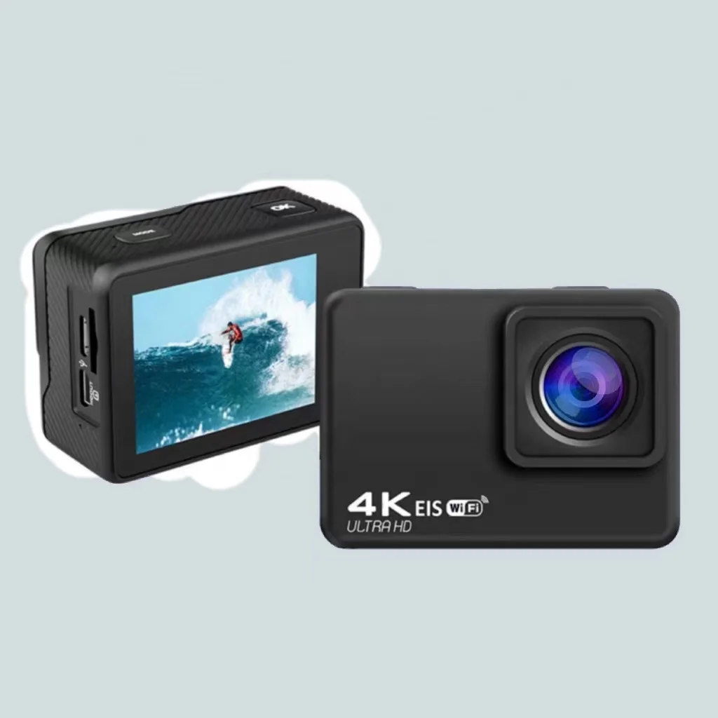 OEM 4K 30FPS 60 FPS Action Camera Underwater Waterproof 12MP Digital Camera with 170 HD Wide Angle WIFI support video and photo
OEM 4K 30FPS 60 FPS Action Camera Underwater Waterproof 12MP Digital Camera with 170 HD Wide Angle WIFI support video and photo