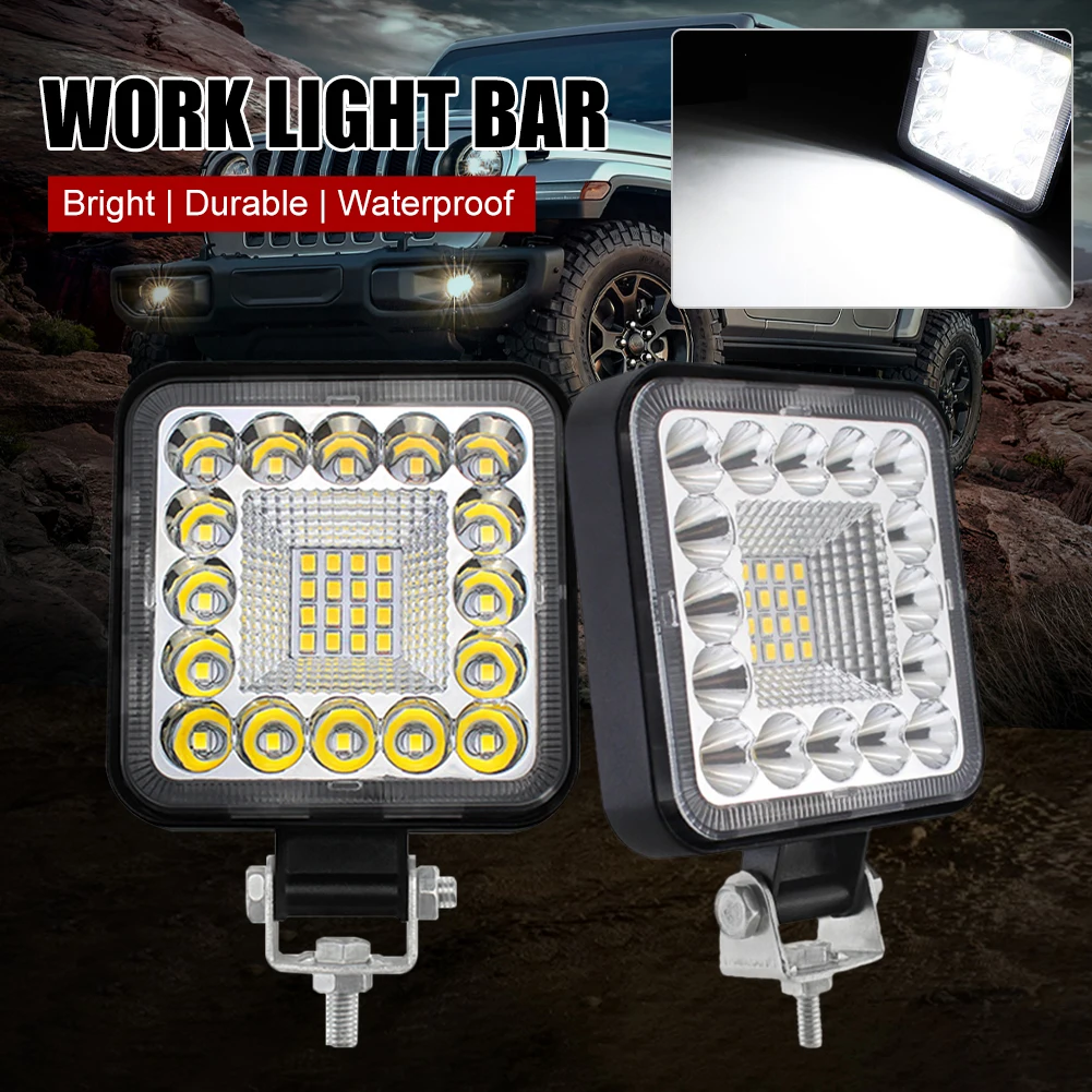 3inch Square LED Pod Work Light 32LED 96W Spot Light Driving Lamp 6500K White IP67 Waterproof LED Light for Car Off-road Truck
3inch Square LED Pod Work Light 32LED 96W Spot Light Driving Lamp 6500K White IP67 Waterproof LED Light for Car Off-road Truck