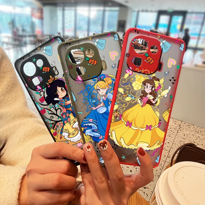 Disney Cute Princess For Xiaomi Mi 11 11T 10 10S 10T Ultra Lite Pro 9 8 Poco X3 F3 GT NFC Frosted Translucent Phone Case
Disney Cute Princess For Xiaomi Mi 11 11T 10 10S 10T Ultra Lite Pro 9 8 Poco X3 F3 GT NFC Frosted Translucent Phone Case
