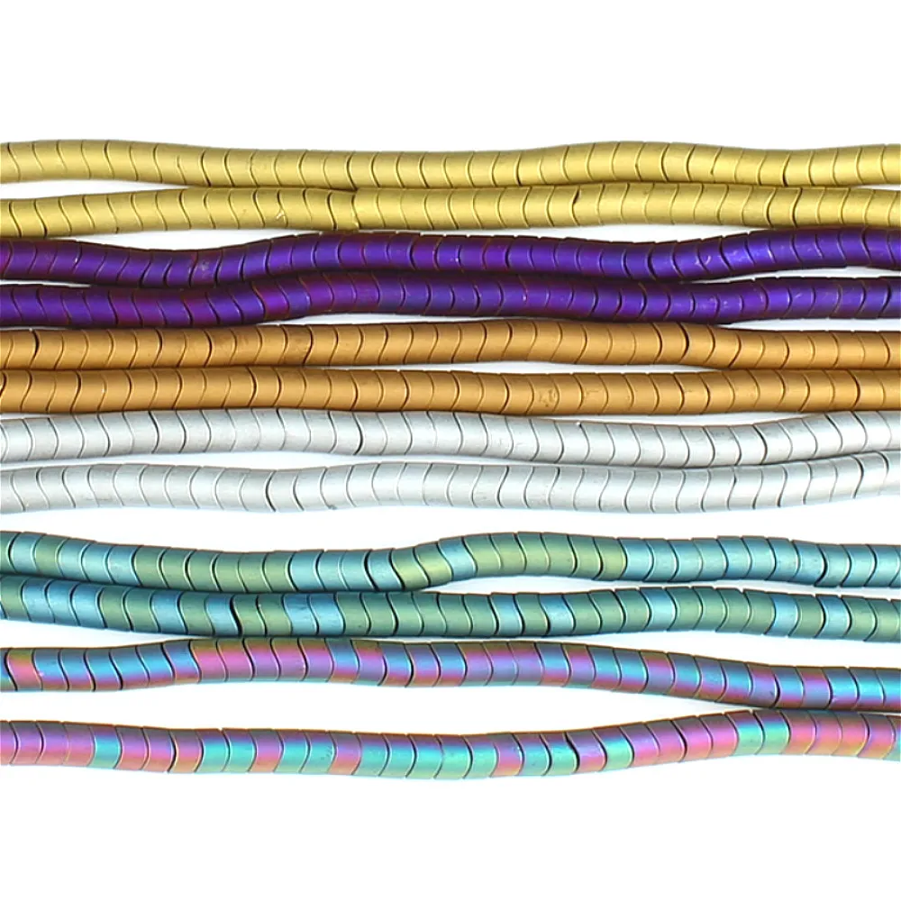 Natural Stone Hematite Cylindrical Loose Beads 4x2mm Color Plated Magnet Beads For Jewelry DIY Necklace Bracelet Accessories
Natural Stone Hematite Cylindrical Loose Beads 4x2mm Color Plated Magnet Beads For Jewelry DIY Necklace Bracelet Accessories