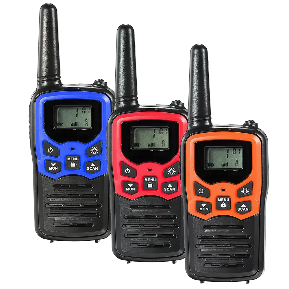 

2022.Long Range Walkie Talkies for Adults 2-Way Radios Up to 3 Miles Range in Open Field 22 Channel FRS/GMRS Walkie UHF HX6A