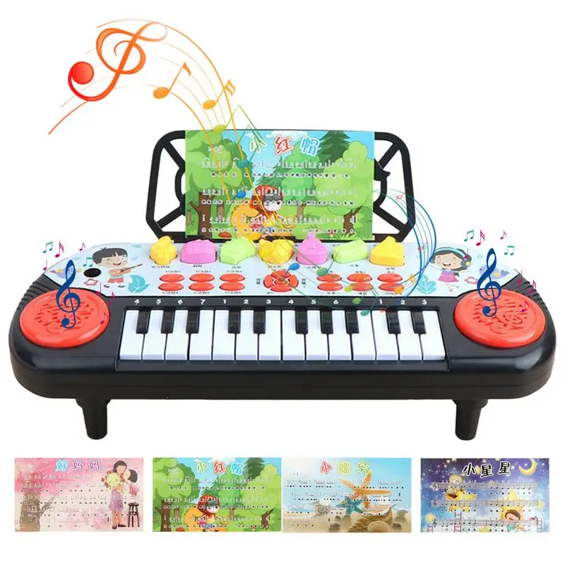 

Детская электронная клавиатура для пианино, портативный проектор, рождественский подарок для ребенка, новичка