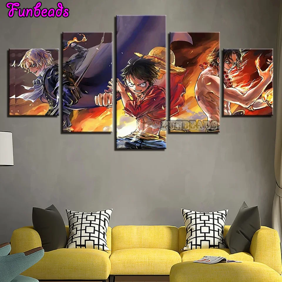 5 Piece Diamond Embroidery Complete Kit Anime Modular Pictures Diamond Painting Pictures For The Home Creative Hobbies TT7567
5 Piece Diamond Embroidery Complete Kit Anime Modular Pictures Diamond Painting Pictures For The Home Creative Hobbies TT7567