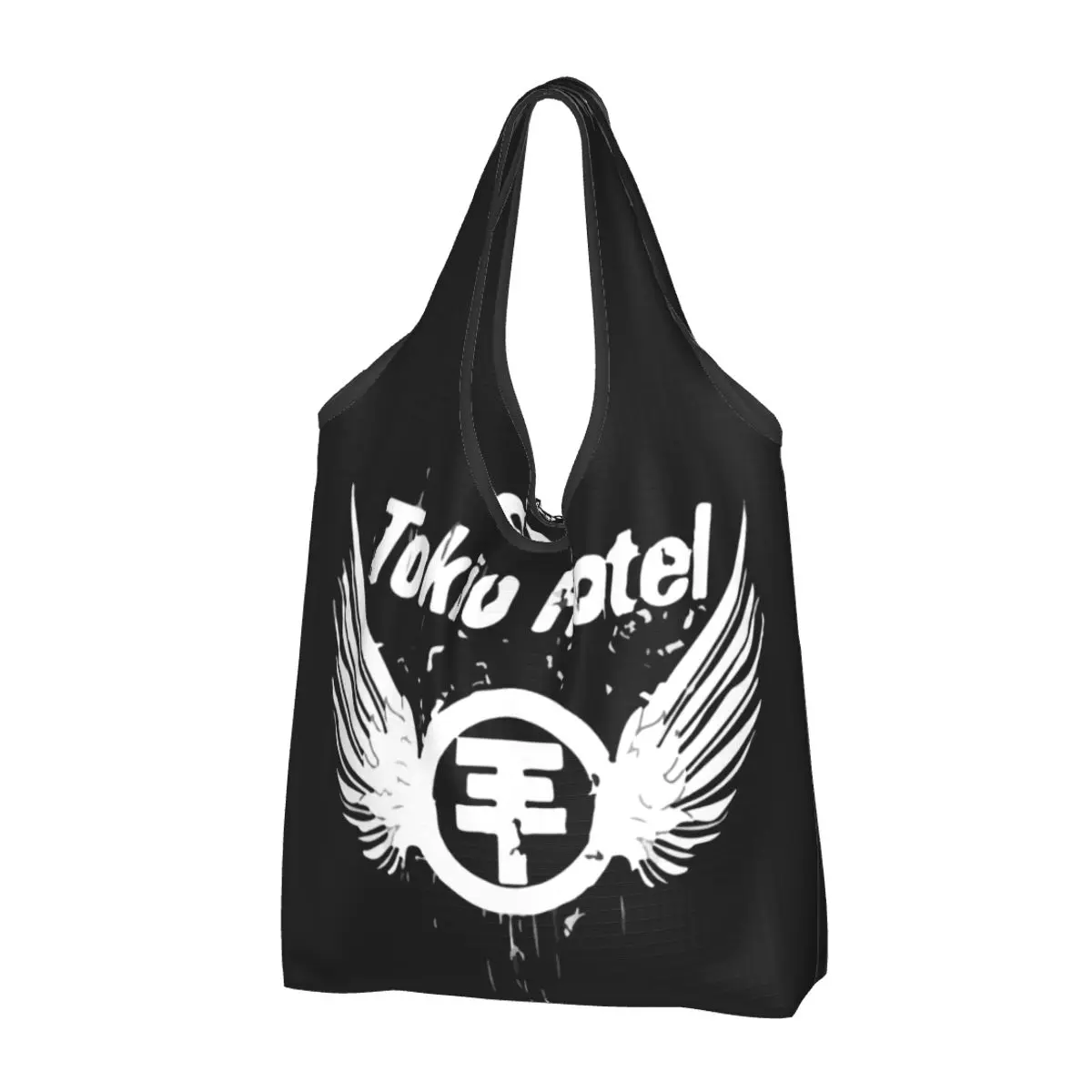 Tokio Hotel Logo Shopping Bags Reusable Grocery Tote Bags 50LBS Ripstop Large Capacity Rock Music Handbag Machine Washable
Tokio Hotel Logo Shopping Bags Reusable Grocery Tote Bags 50LBS Ripstop Large Capacity Rock Music Handbag Machine Washable