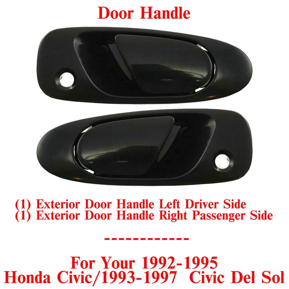 2pcs Front Exterior Door Handles LH+RH Exterior Door Handle For 92-95 Civic 93-97 Civic Del Sol Dust And Moisture Protection
2pcs Front Exterior Door Handles LH+RH Exterior Door Handle For 92-95 Civic 93-97 Civic Del Sol Dust And Moisture Protection
