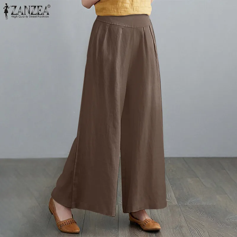 Vintage OL Ladies Pants Women Spring Trousers 2022 ZANZEA Casual High Waist Solid Harem Palazzo Loose Long Pantalon Turnip Femme
Vintage OL Ladies Pants Women Spring Trousers 2022 ZANZEA Casual High Waist Solid Harem Palazzo Loose Long Pantalon Turnip Femme