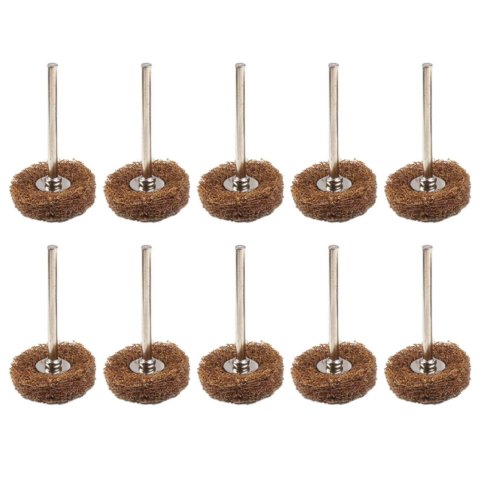 10pcs Mini Brush Scouring Pad Abrasive Wheel Nylon Fiber Grinding Sanding Head Buffing Polishing Wheel For Rotary Tools
10pcs Mini Brush Scouring Pad Abrasive Wheel Nylon Fiber Grinding Sanding Head Buffing Polishing Wheel For Rotary Tools