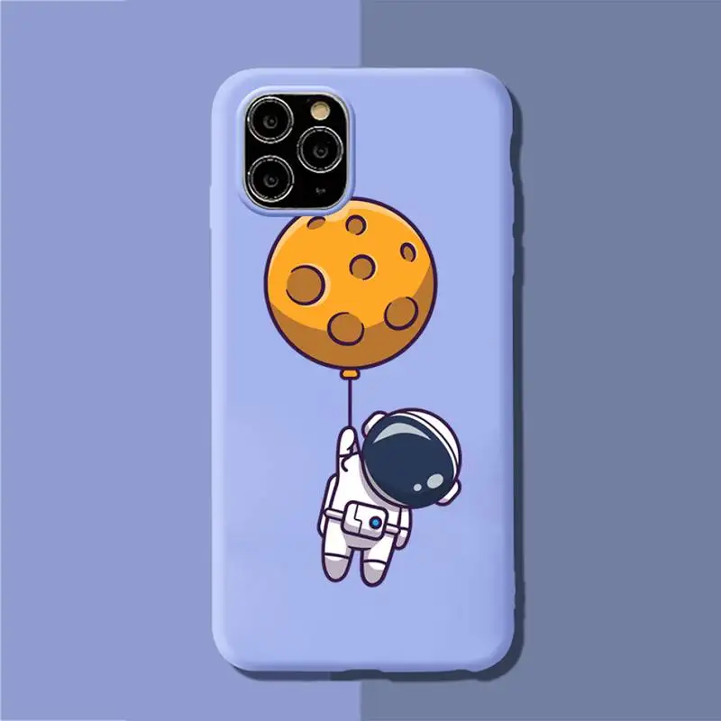 YNDFCNB Cartoon Astronaut Star Phone Case for iPhone 11 12 13 Mini Pro Xs Max 8 7 6 6S Plus X XR Solid Candy Color Case
YNDFCNB Cartoon Astronaut Star Phone Case for iPhone 11 12 13 Mini Pro Xs Max 8 7 6 6S Plus X XR Solid Candy Color Case