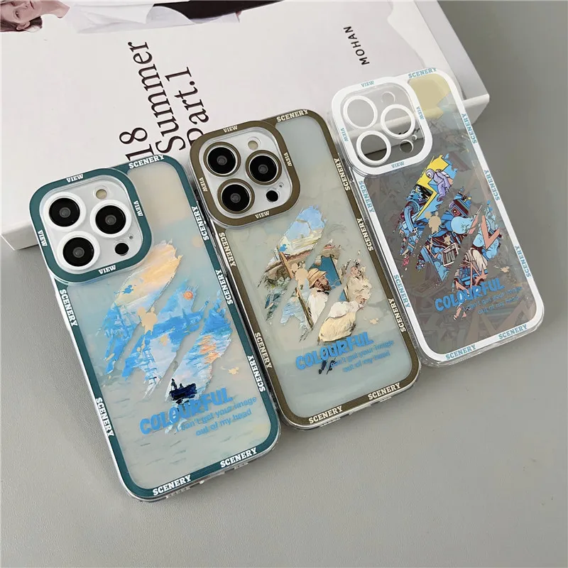 Graffiti landscape Back Cover For iPhone 11 Pro Max 7 8 Plus 13 12 XS Max X XR Fashion Style Cartoon Silicone Phone Case
Graffiti landscape Back Cover For iPhone 11 Pro Max 7 8 Plus 13 12 XS Max X XR Fashion Style Cartoon Silicone Phone Case