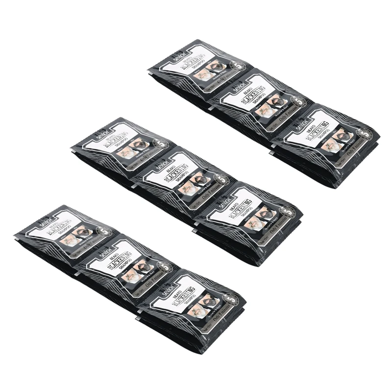 Sevich 30Pcs 5Mins Blackening Beard Shampoo Dye Beard Into Black Herb Natural Faster Blackening Beard Coloring Removal
Sevich 30Pcs 5Mins Blackening Beard Shampoo Dye Beard Into Black Herb Natural Faster Blackening Beard Coloring Removal