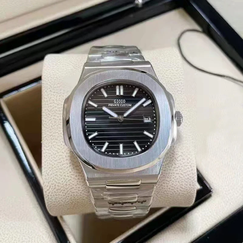 Black Dial Automatic Mechanical Mens Watch Luxury Luminous Calendar Blue Green
Black Dial Automatic Mechanical Mens Watch Luxury Luminous Calendar Blue Green