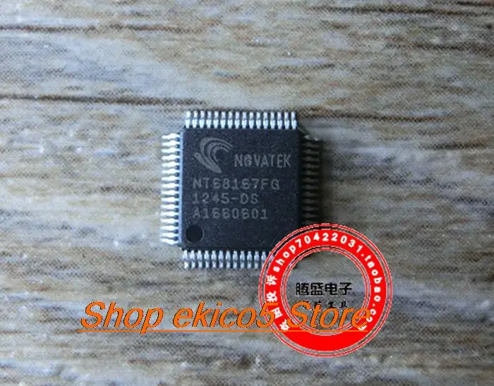 5 шт. оригинальный stockNT68167FG NT68167HFG TQFP-64 7.
5 шт. оригинальный stockNT68167FG NT68167HFG TQFP-64 7.