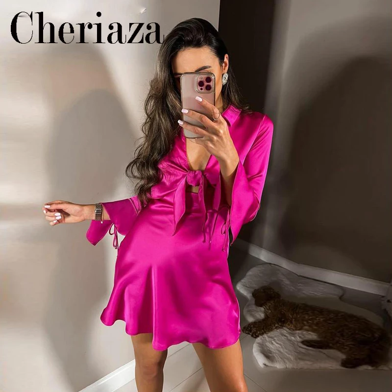 Женское атласвечерние платье с V-образным вырезом, розово-красное шелковое вечернее платье с оборками и рукавами-фонариками, ажурная мини-ю...
Женское атласвечерние платье с V-образным вырезом, розово-красное шелковое вечернее платье с оборками и рукавами-фонариками, ажурная мини-ю...