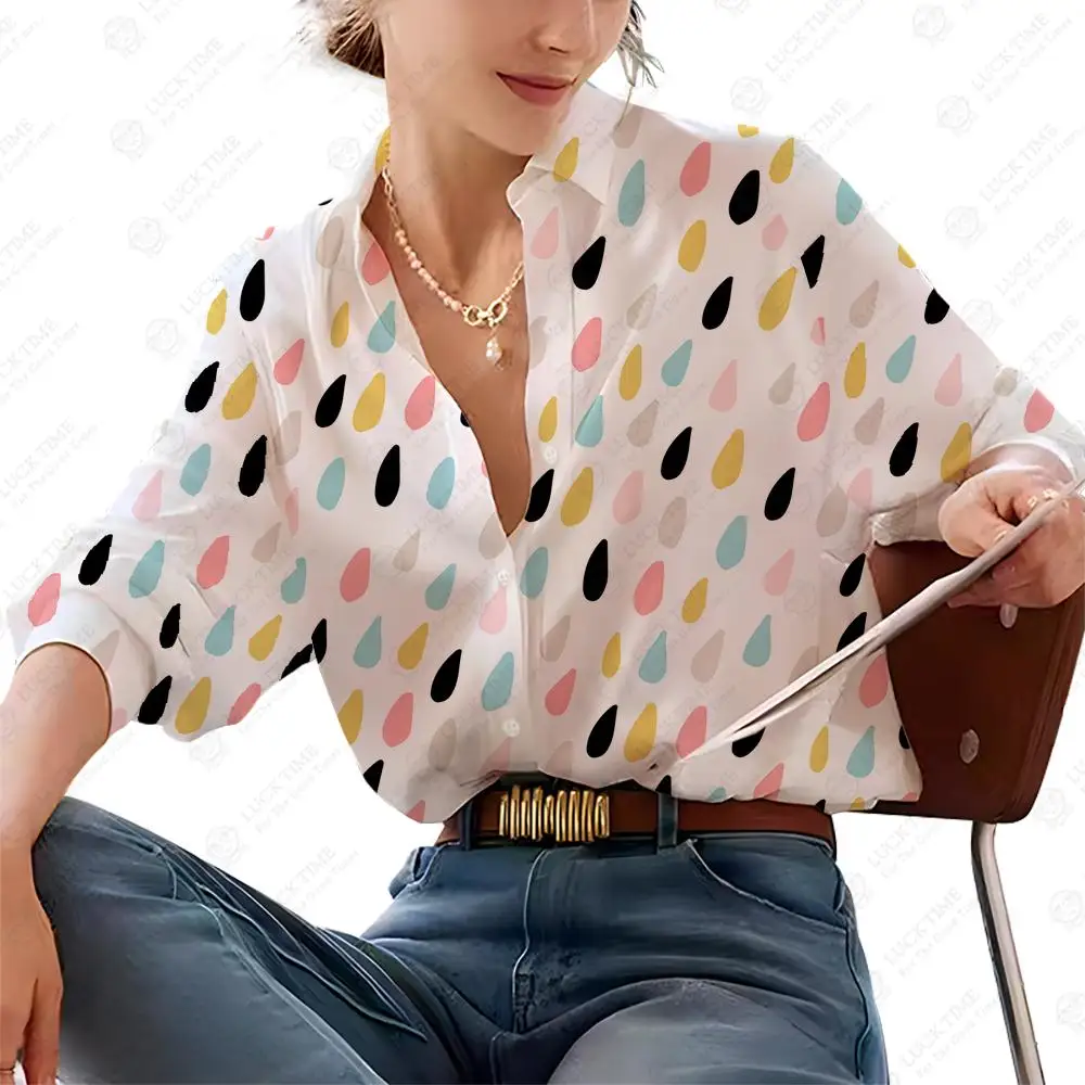 Женские рубашки, повседневные топы, женская рубашка, блузка с длинным рукавом, новинка 2023, модная Всесезонная Классическая рубашка для среднего возраста
Женские рубашки, повседневные топы, женская рубашка, блузка с длинным рукавом, новинка 2023, модная Всесезонная Классическая рубашка для среднего возраста