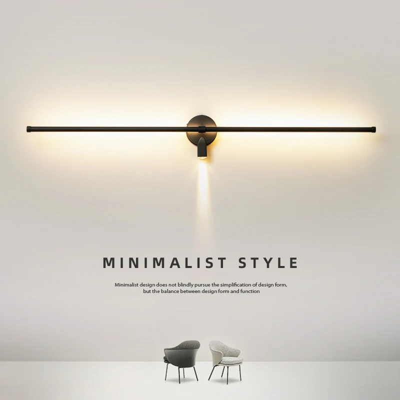 Simple Modern New Wall Lamp Nordic Personality Minimalist Creativity Long Household Bedroom Luminaire Decorative Wall Lights
Simple Modern New Wall Lamp Nordic Personality Minimalist Creativity Long Household Bedroom Luminaire Decorative Wall Lights
