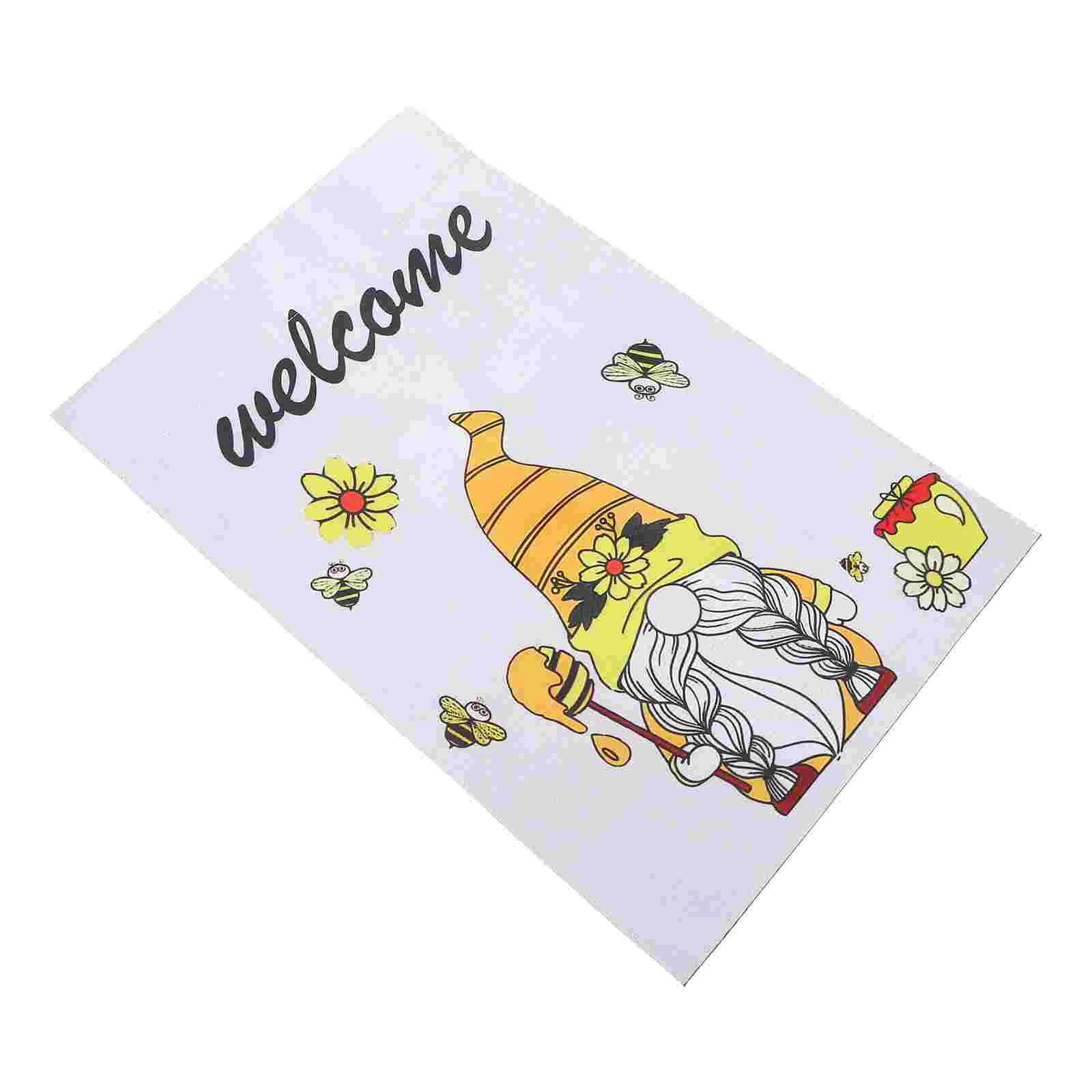 Summer Flag Garden Sign Welcome Hanging Gnome Door Bee Party Yard Gnomes Banner Bees Flags Porch Outdoor Double Decorations
Summer Flag Garden Sign Welcome Hanging Gnome Door Bee Party Yard Gnomes Banner Bees Flags Porch Outdoor Double Decorations