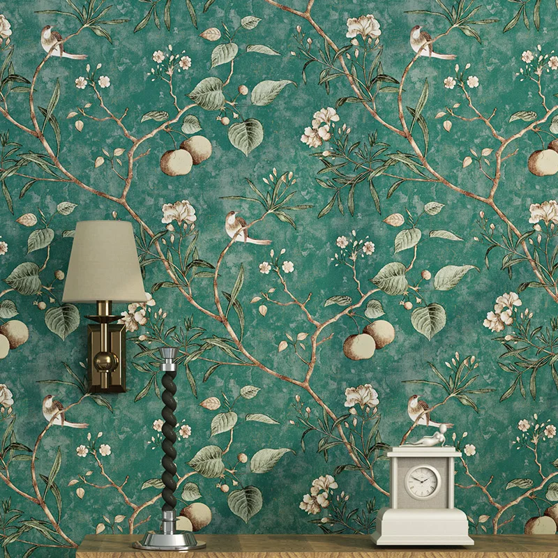 Retro Style Dark Green Self Adhesive Wallpaper Floral Peel and Stick Wallpaper Funitures Cabinet Contact Paper
Retro Style Dark Green Self Adhesive Wallpaper Floral Peel and Stick Wallpaper Funitures Cabinet Contact Paper