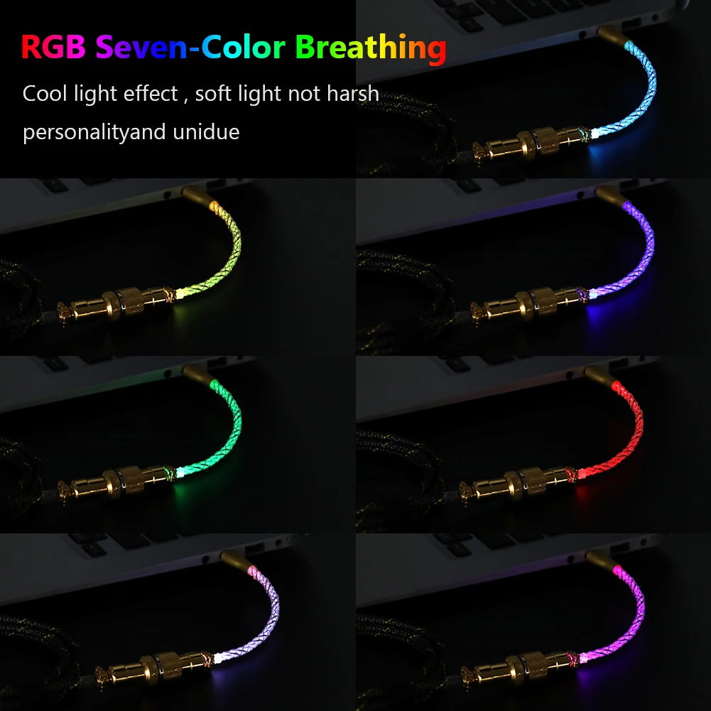 Type C USB Cable Mechanical Keyboard Coiled Spring Wire Spiral Paracord Aviator Data Cable RGB Customized Aviation Connector
Type C USB Cable Mechanical Keyboard Coiled Spring Wire Spiral Paracord Aviator Data Cable RGB Customized Aviation Connector