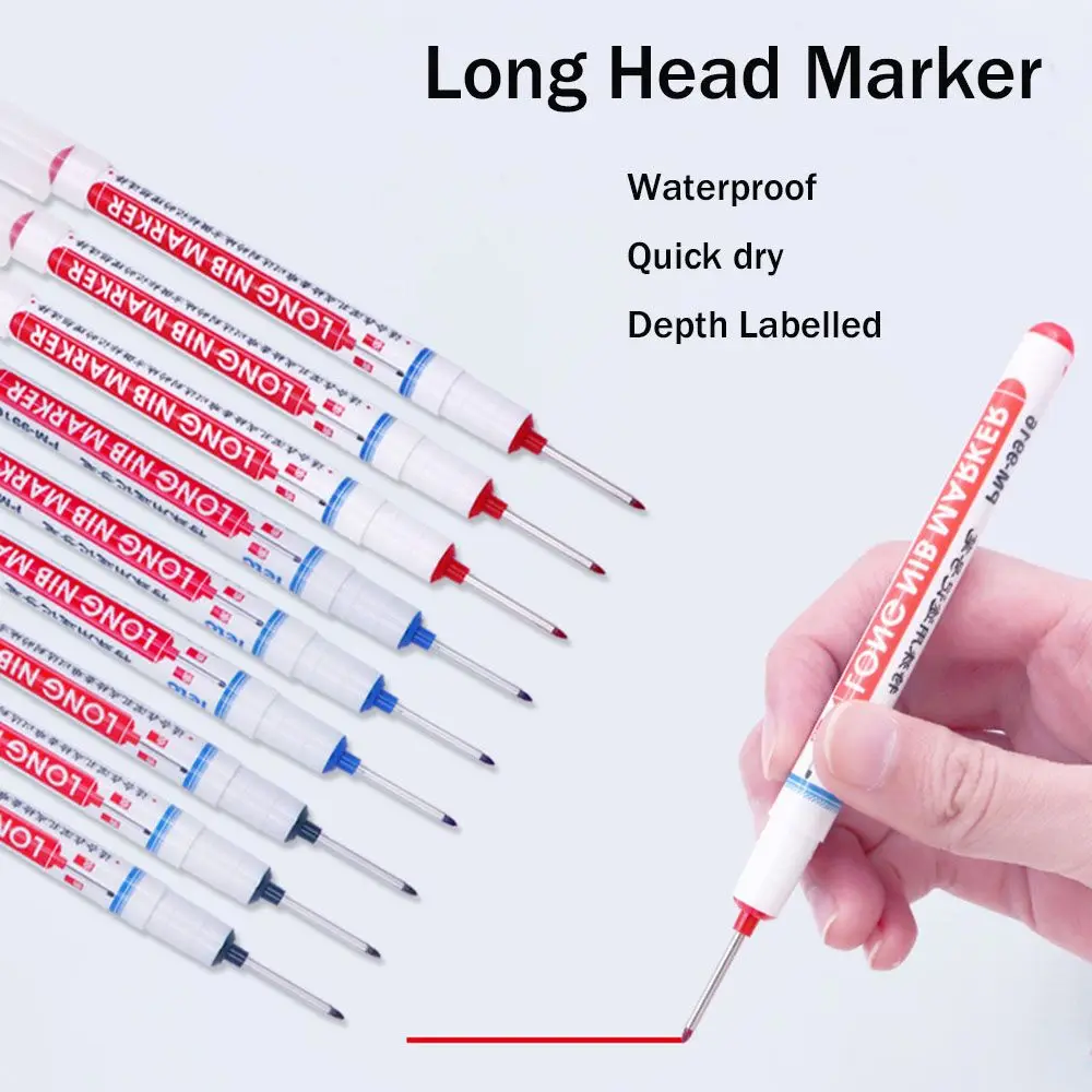 Decoration Bathroom Multifunction Home Decor Deep Hole Marker Marker Pen Long Head Markers Hareware Processing
Decoration Bathroom Multifunction Home Decor Deep Hole Marker Marker Pen Long Head Markers Hareware Processing