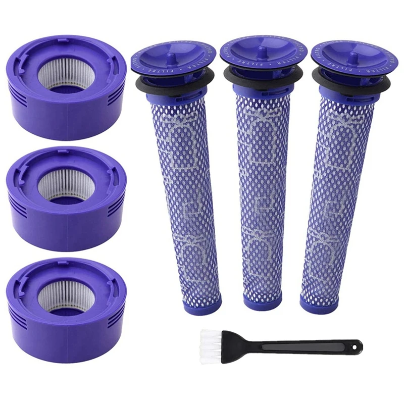 Вакуумный фильтр для Dyson V7, V8, беспроводной пылесос, 3-контактный фильтр, 3-контактный предварительный фильтр, заменяет деталь 965661-01 и 967478-01
Вакуумный фильтр для Dyson V7, V8, беспроводной пылесос, 3-контактный фильтр, 3-контактный предварительный фильтр, заменяет деталь 965661-01 и 967478-01