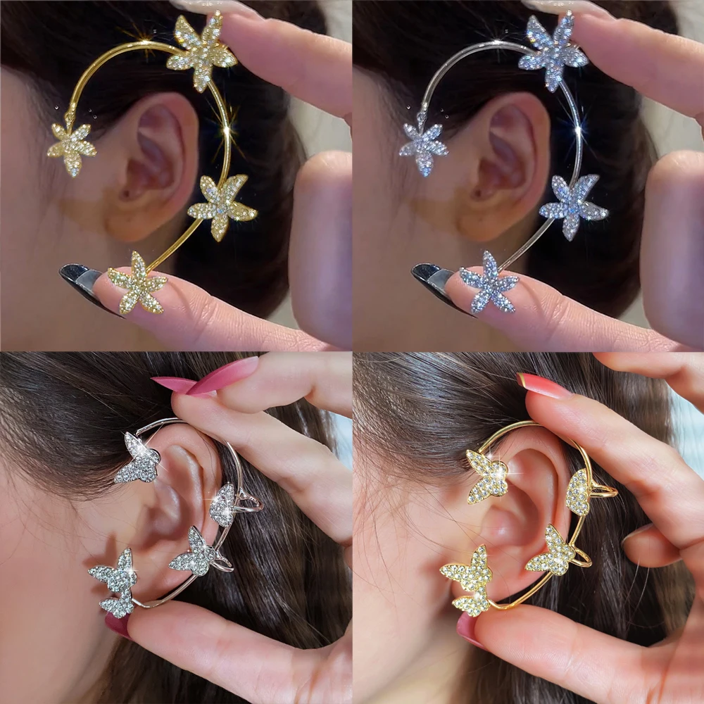 Fashion jewelry light luxury inlaid cubic zirconia flower ear clip earrings butterfly ins wind bohemian birthday gift
Fashion jewelry light luxury inlaid cubic zirconia flower ear clip earrings butterfly ins wind bohemian birthday gift
