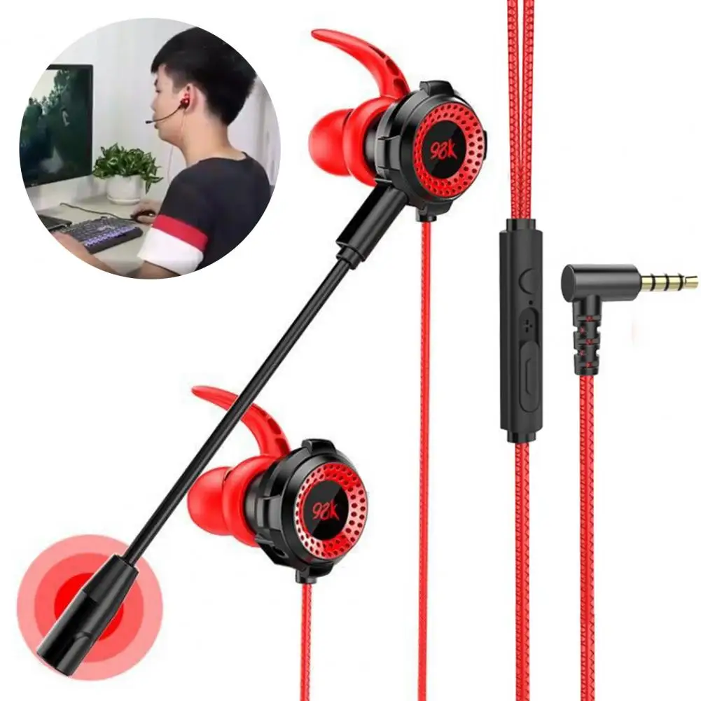 

Wired Earbud Creative Anti-interference Lightweight 3.5mm HiFi In-ear Sports Gaming Earbud for Playing Games
