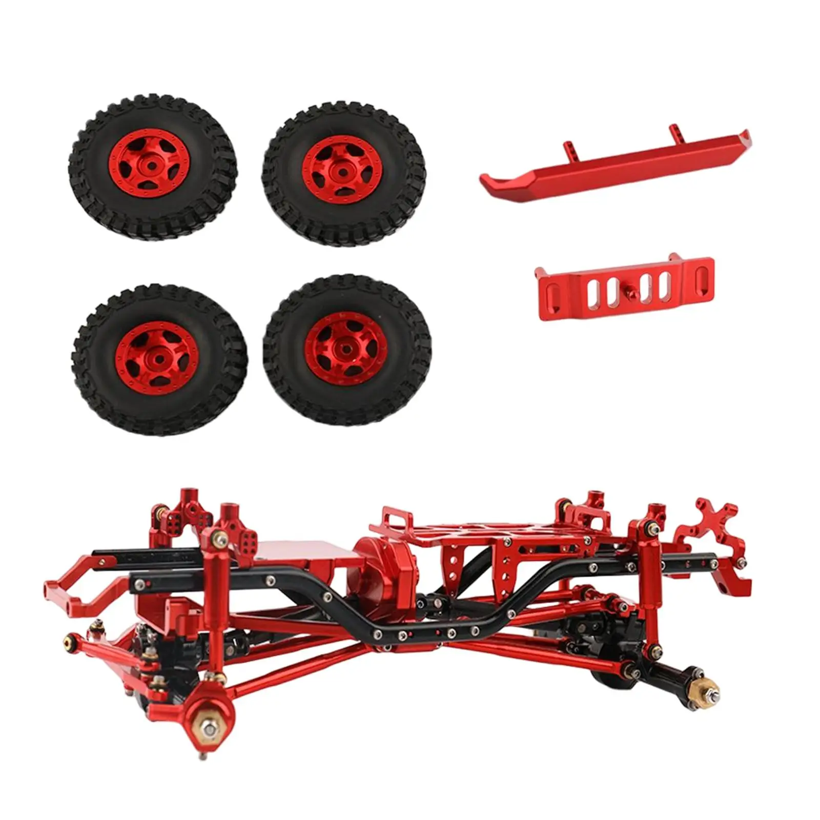 Metal RC Frame Chassis with Spare Tyre for Axi00002 1/24 RC Crawler Replacement Accessory Spare Parts
Metal RC Frame Chassis with Spare Tyre for Axi00002 1/24 RC Crawler Replacement Accessory Spare Parts