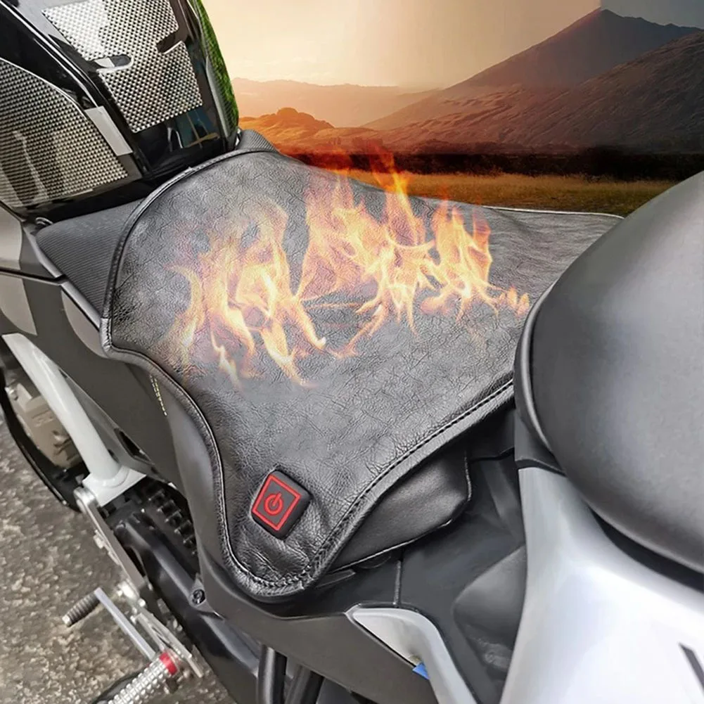 12V Motorcycle Heater Pad ATV 3-Speed Adjustable Temperature Heated Cushion Waterproof Electric Heating Pad Mat Cover
12V Motorcycle Heater Pad ATV 3-Speed Adjustable Temperature Heated Cushion Waterproof Electric Heating Pad Mat Cover