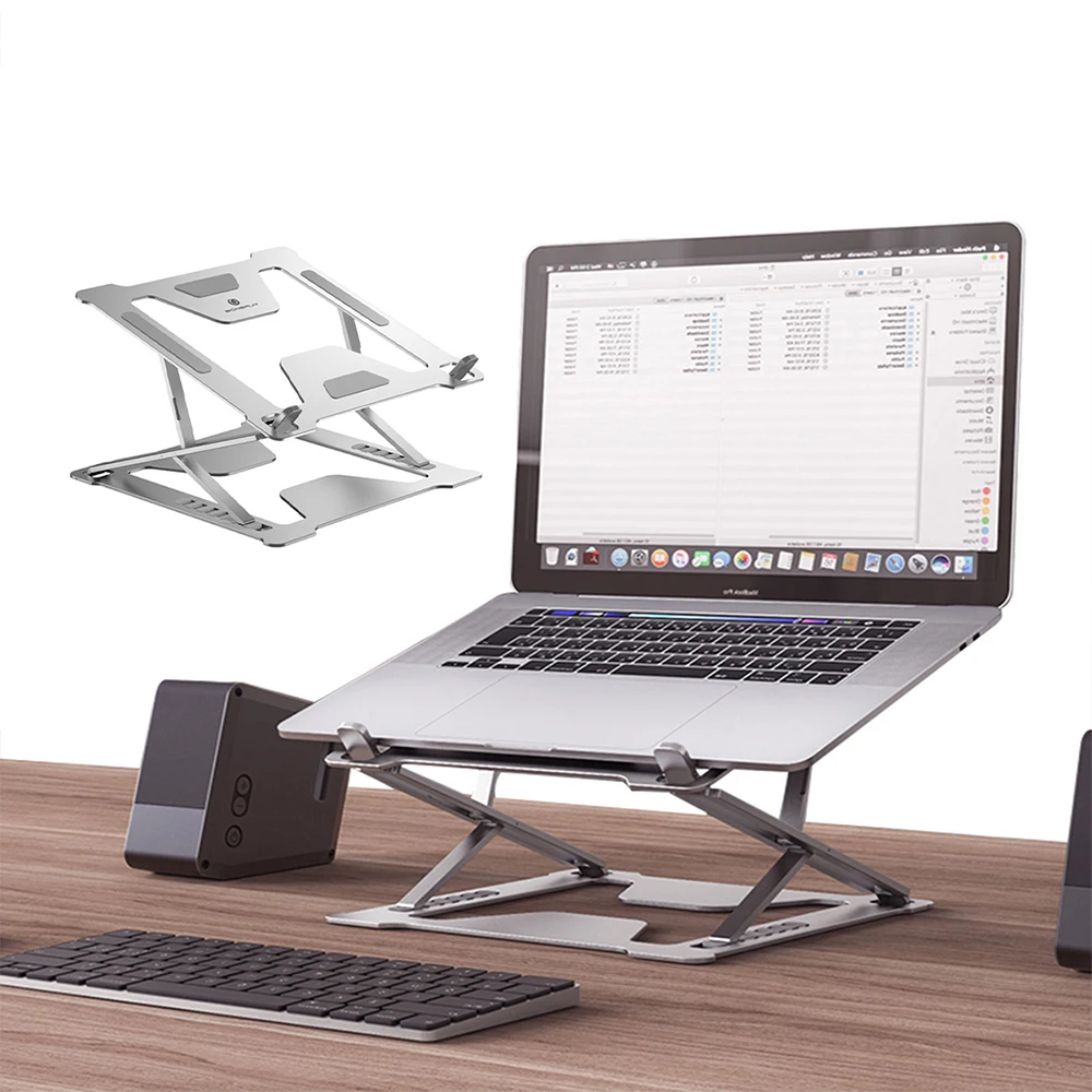 Складной Настольный держатель для ноутбука MacBook Air Pro, охлаждающая стойка для ноутбука 11-17 дюймов, кронштейн, аксессуары для компьютера 
Складной Настольный держатель для ноутбука MacBook Air Pro, охлаждающая стойка для ноутбука 11-17 дюймов, кронштейн, аксессуары для компьютера