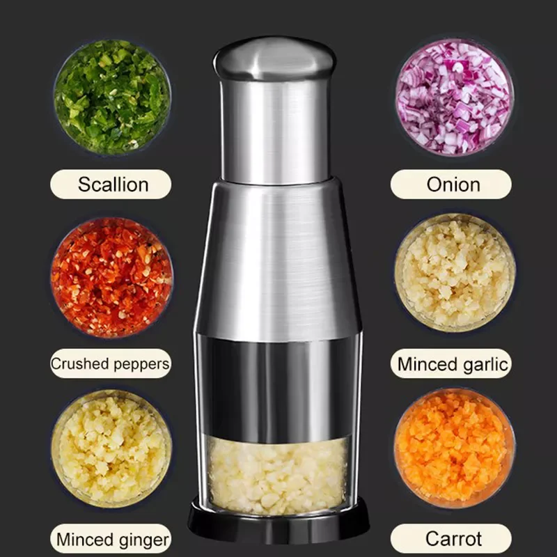 KATA Garlic Cutter Multi-function garlic cutter vegetable cutter manual clap knife kitchen supplies stainless steel garlic
KATA Garlic Cutter Multi-function garlic cutter vegetable cutter manual clap knife kitchen supplies stainless steel garlic