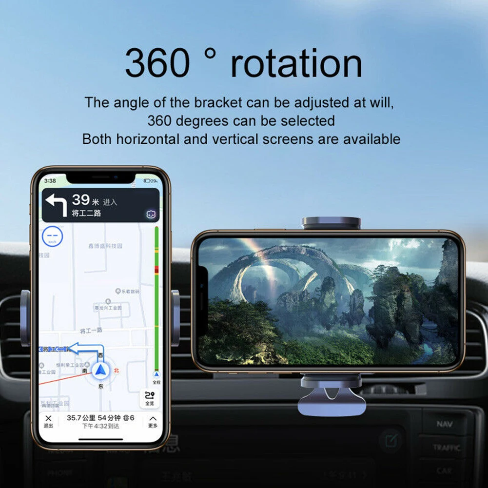Phone Stand Solar Car Mount 360°Rotation Car Holder Dashboard Rearview Mirror Mobile Phone Stand Navigation Bracket
Phone Stand Solar Car Mount 360°Rotation Car Holder Dashboard Rearview Mirror Mobile Phone Stand Navigation Bracket