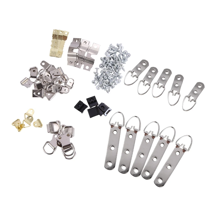 140 Pcs Photo Frame Hanging Hooks Kit, 9 Models Picture Hanger Hooks with Screws for Office Family Photo Picture Painting Hangin
140 Pcs Photo Frame Hanging Hooks Kit, 9 Models Picture Hanger Hooks with Screws for Office Family Photo Picture Painting Hangin