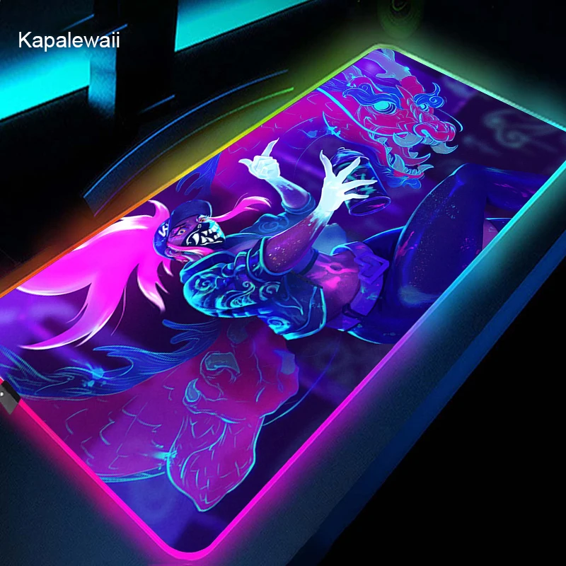RGB League of Legend Mouse Pad Anime Gaming Accessories Carpet PC Gamer Completo Computer LED Keyboard Desk Mat LOL Mousepad
RGB League of Legend Mouse Pad Anime Gaming Accessories Carpet PC Gamer Completo Computer LED Keyboard Desk Mat LOL Mousepad